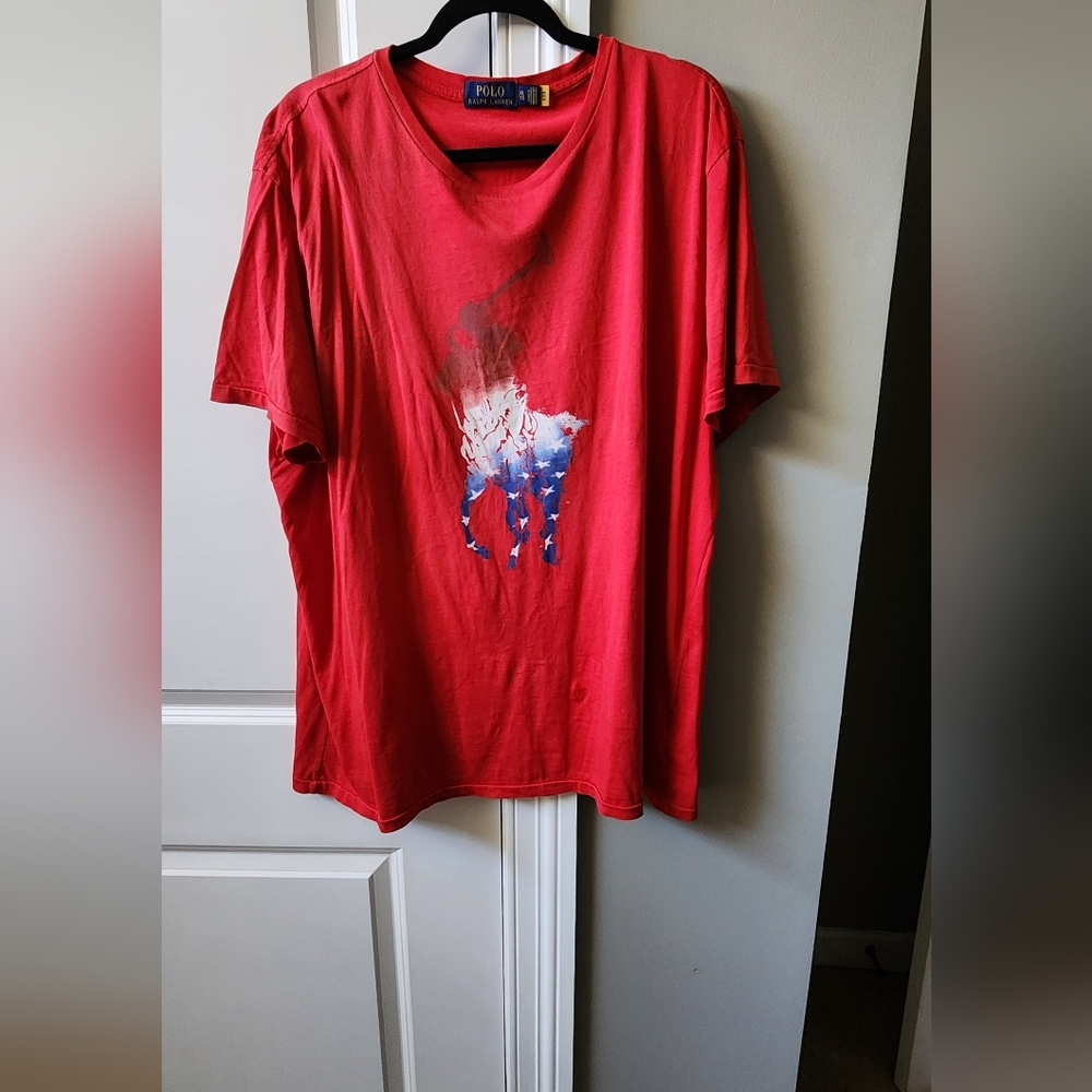 Polo Ralph Lauren Red Graphic T-Shirt